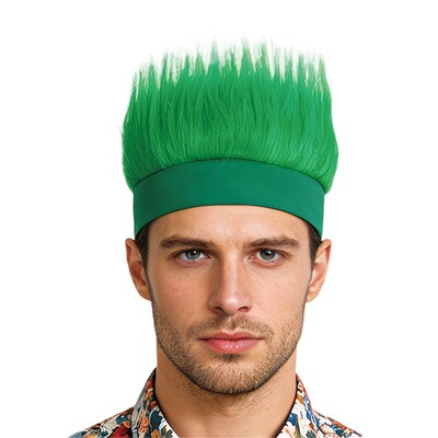 Green Fluffy Headband