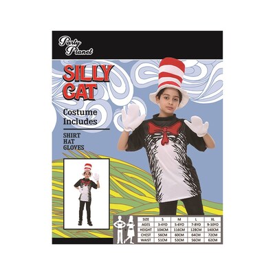 Child Silly Cat Costume (Medium, 5-6 Yrs)