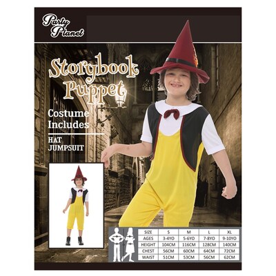 Child Storybook Puppet Costume (Large, 7-8 Yrs)