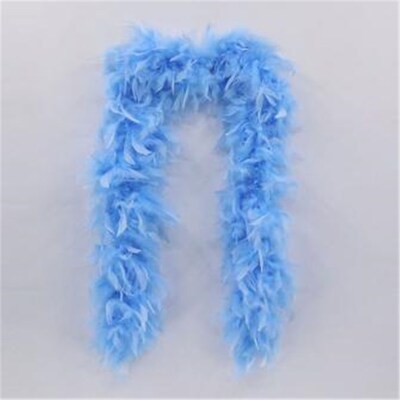 Light Blue Feather Boa (150cm)