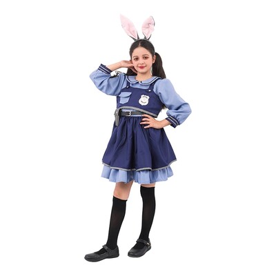 Child Judy Hopping Rabbit Costume XX Large 10-12 Yrs