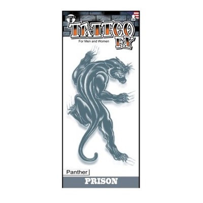 Tinsley Prison Panther Temporary FX Tattoo