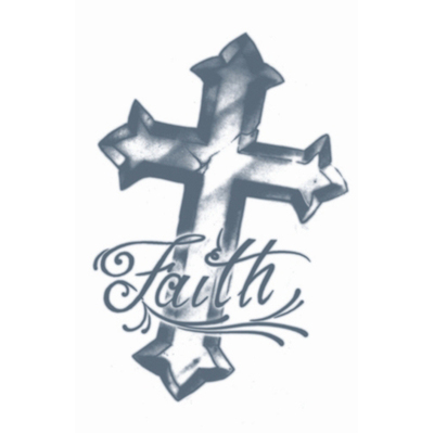 Prison Faith Cross Tattoo Pk 1