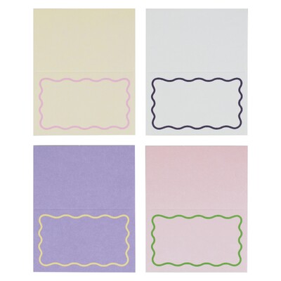 Ginger Ray Pastel Wave Place Cards Pk 10