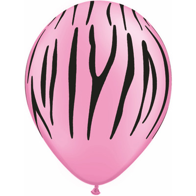 Balloons Latex AOP Neon Safari Assorted Pk10 BAP