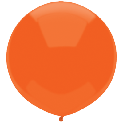 Bright Orange 17in/40cm Standard Latex Balloons Pk 50