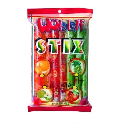 Wobbli Assorted Flavour Jelly Stix 20g (Pk 20)