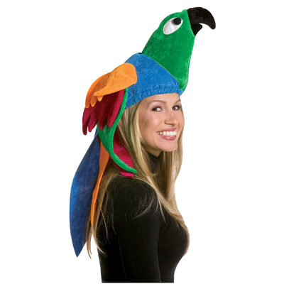 Plush Novelty Parrot Hat