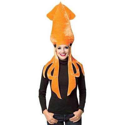Adult Costume Squid Hat (One Size)