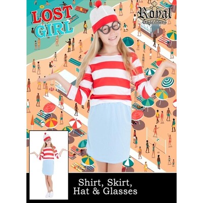Child Lost Girl Costume (Medium, 6-8 Years) Pk 1