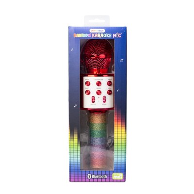 Wireless Rainbow Karaoke Bluetooth Microphone