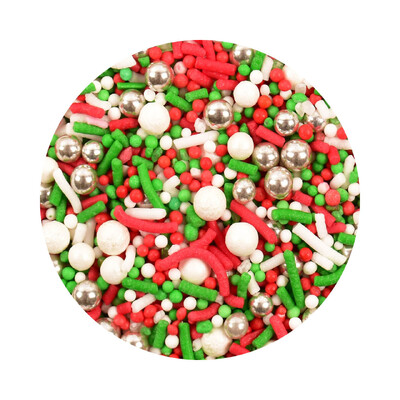 Christmas Bling Edible Cake Sprinkles (80g)