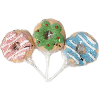 Donut Marshmallow Lollipops 50g (Pk 12)