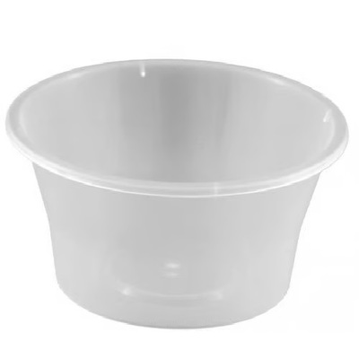 Clear Round 190ml PET Plastic Sundae Cup (Pk 100)