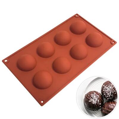 Hemisphere 8 Cup Silicone Mould