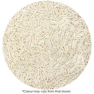 Sprink'd White Jimmies Edible Cake Sprinkles 500g