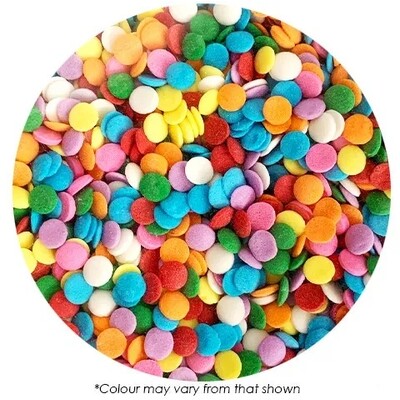 Sprink'd Rainbow Sequin Edible Cake Sprinkles 7mm 500g | Bright & Pastel