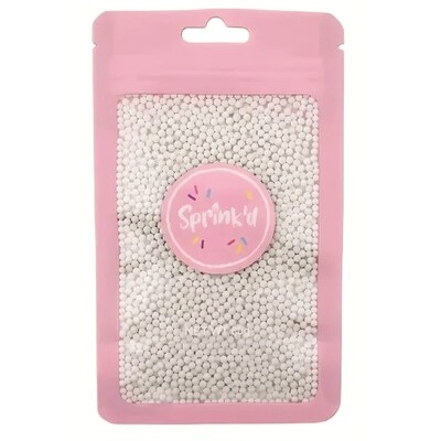 Edible Ivory Sugar Balls 2mm Cake Sprinkles 60g