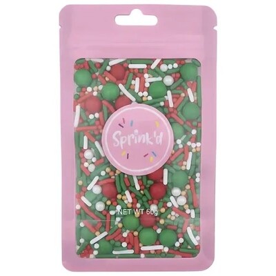 Sprink'd Christmas Grinchmas Edible Cake Sprinkles 60g