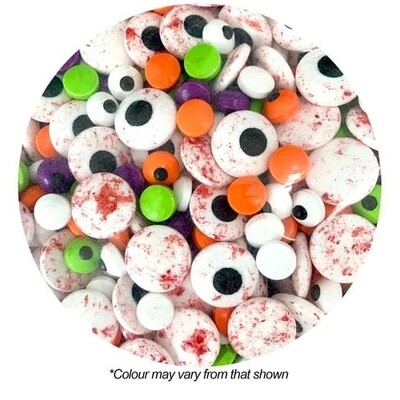 Sprink'd Halloween Scary Eyeballs Edible Cake Decorations 500g