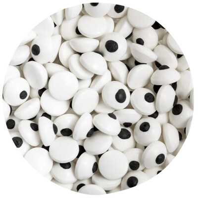 Sprink'd Sugar Eyes Eyeball Edible Cake Decorations 11mm 60g