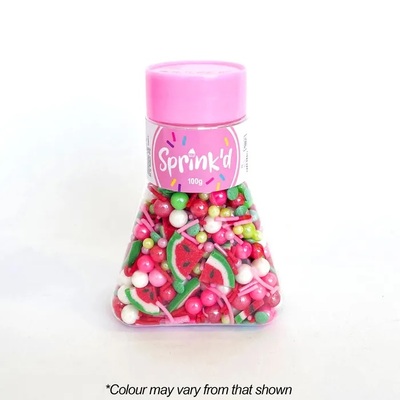 Sprink'd Watermelon Mix Edible Cake Sprinkles (100g)