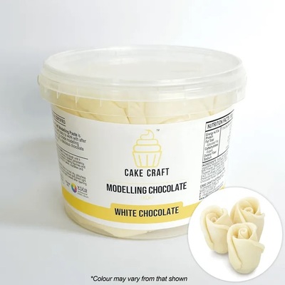 White Modelling Chocolate Cake Decorating Paste (1kg)