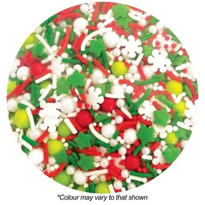 Sprink'd Christmas Jolly Medley Edible Cake Sprinkles 1kg