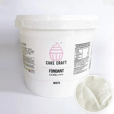 Cake Craft White Fondant Icing 2.5kg