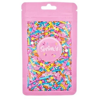 Sprink'd Bubble Tea Medley Edible Cake Sprinkles 60g