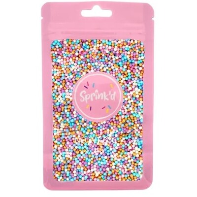 Sprink'd Princess Posy Non Pareils Edible Cake Sprinkles 60g