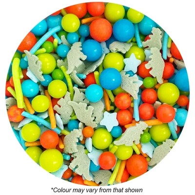 Sprink'd Dinosaur Rawr Edible Cake Sprinkles 500g
