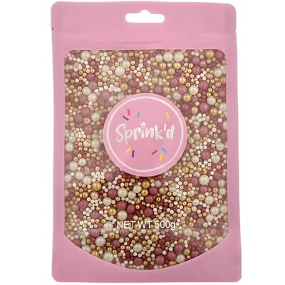 Sprink'd Bordeaux Medley Edible Cake Sprinkles 500g