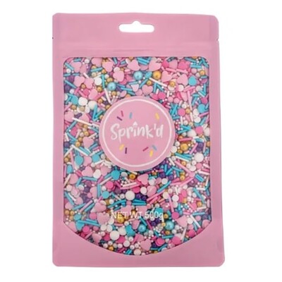 Sprink'd Aurora Medley Edible Cake Sprinkles 500g