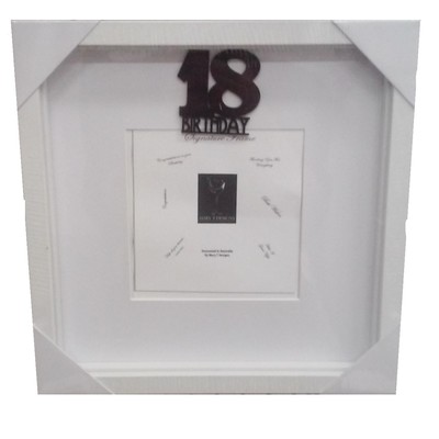 18th Birthday Signature Photo Frame with Pen Pk 1