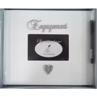Engagement Signature Photo Frame with Pen Pk 1