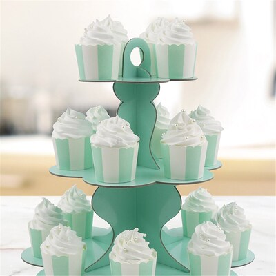 Mint Green 3 Tier Cupcake Stand