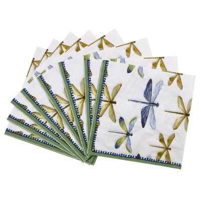 Paper Dragonfly Lunch Napkins Pk 20