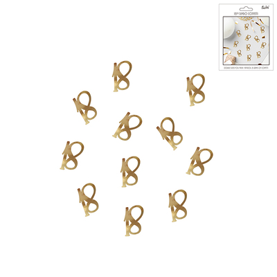 Jumbo Metallic Gold 18 Confetti Scatters 8g