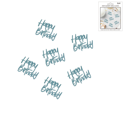 Blue Happy Birthday Jumbo Confetti Scatters 8g