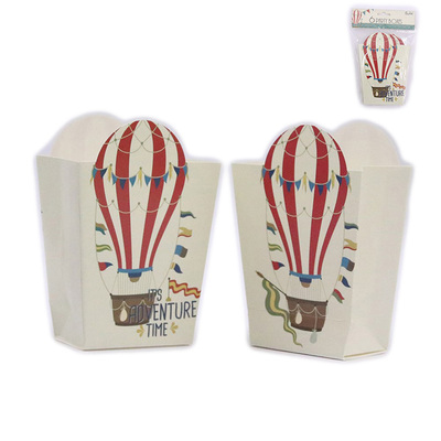 Vintage Hot Air Balloon Party Loot Box (Pk 6)