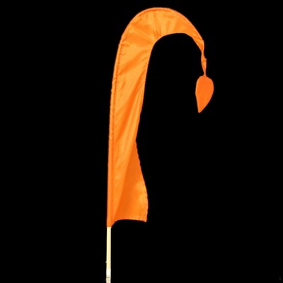 Bali Flag With Tail 50cm Orange Pk1 
