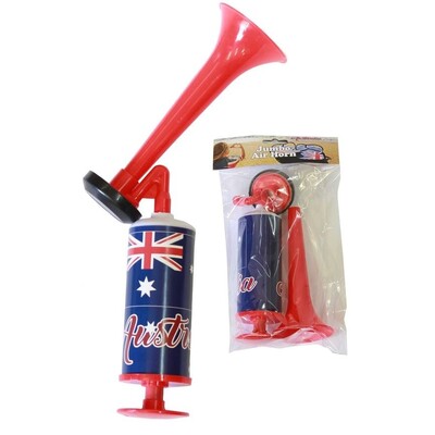 Giant Australia Day Aussie Flag Hand Pump Air Horn