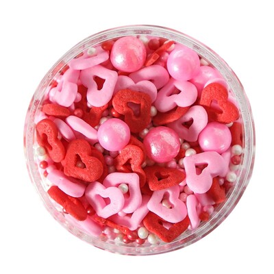 Sprinks Valentines Day Cupids Cuddle Edible Cake Sprinkles 65g