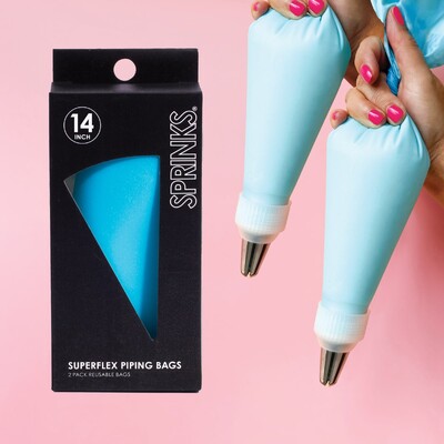 Sprinks Reusable Superflex Icing Piping Bags 14in Pk 2