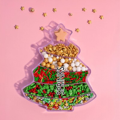 SPRINKS Sprinkle Tree Christmas Mix Edible Cake Sprinkles 120g