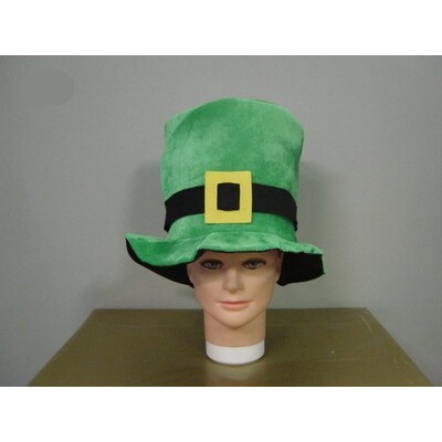 St. Patrick's Day Soft Green Hat with Buckle Pk 1