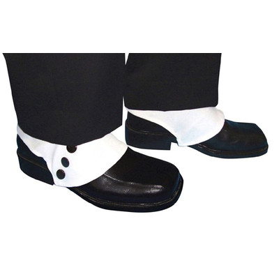 Gangster White Shoe Spats (1 pair)