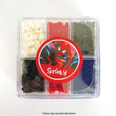 Sprink'd Spiderman Bento Box Cake Sprinkles 70g