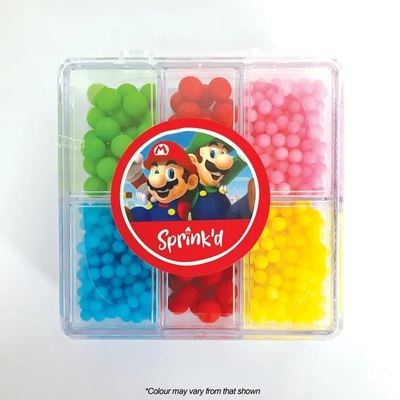 Sprink'd Super Mario Bros Bento Box Cake Sprinkles 70g